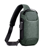 Waterproof USB Anti-Theft Crossbody Bag