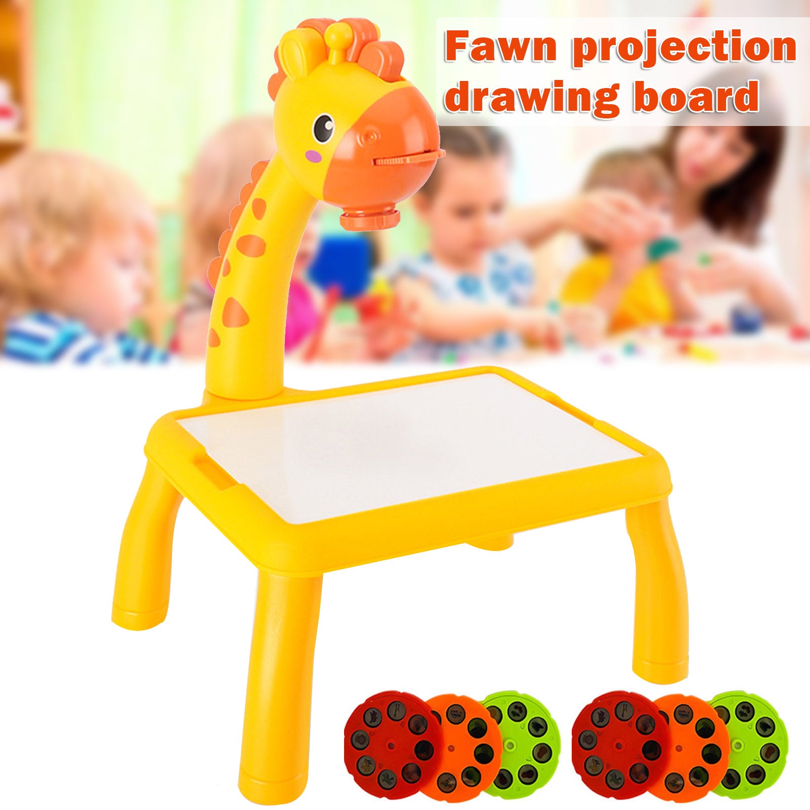 Kids LED Projector Drawing Desk
