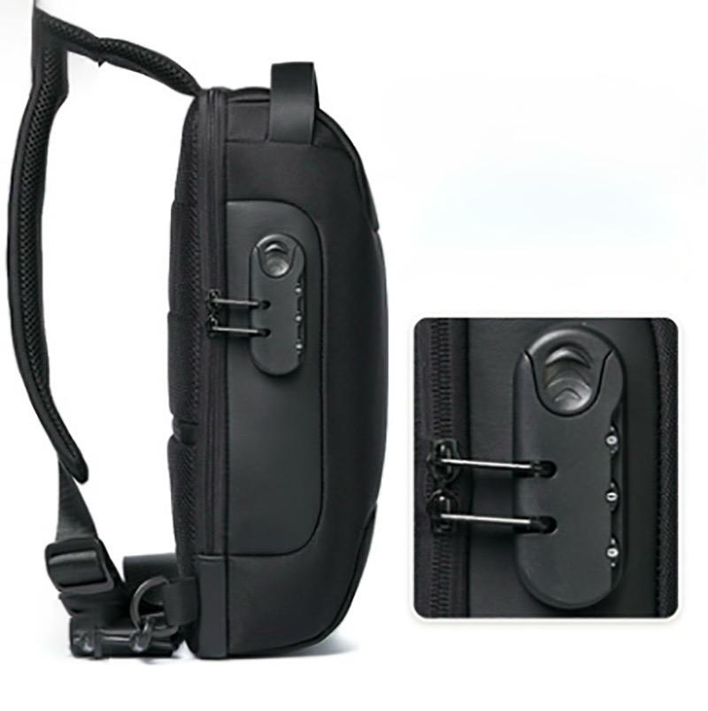 Waterproof USB Anti-Theft Crossbody Bag
