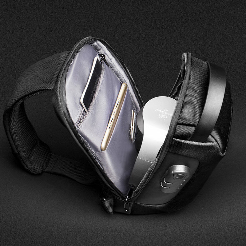 Waterproof USB Anti-Theft Crossbody Bag