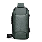 Waterproof USB Anti-Theft Crossbody Bag